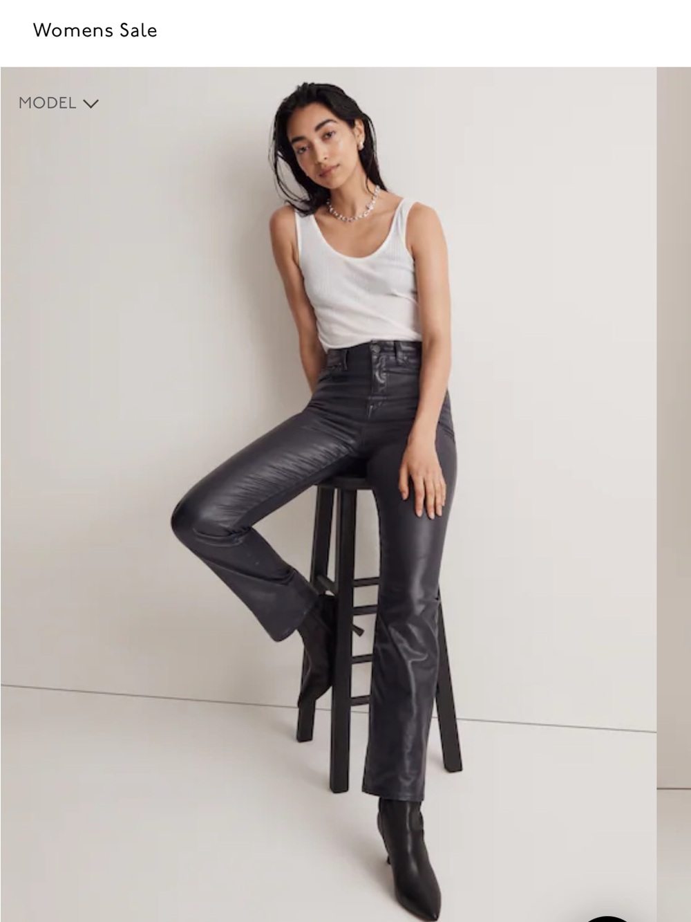 NWT Madewell Straight-Leg Jeans in Midnight Blue Foil coated. Size 31/10